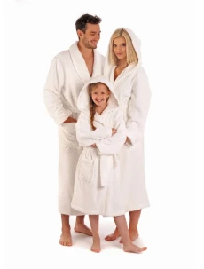 AKCE - Unisex župan se šálovým límcem Athena 2116 0100 Bílá - Vestis