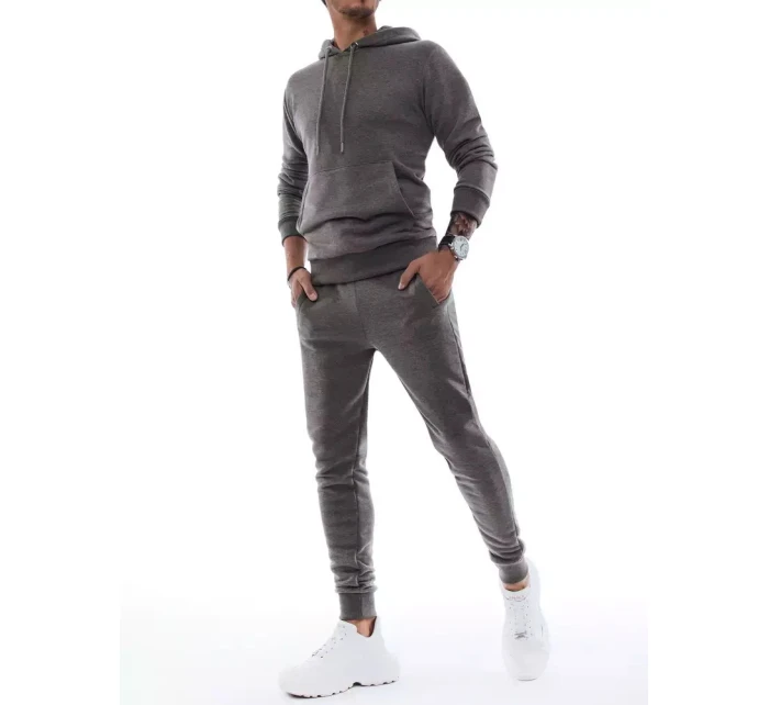 Pánská antracitová tepláková souprava FashionStreet AX0420