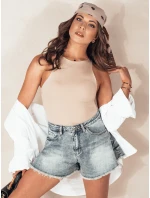 Dámské džínové šortky JEANSGLOW blue FashionStreet SY0335