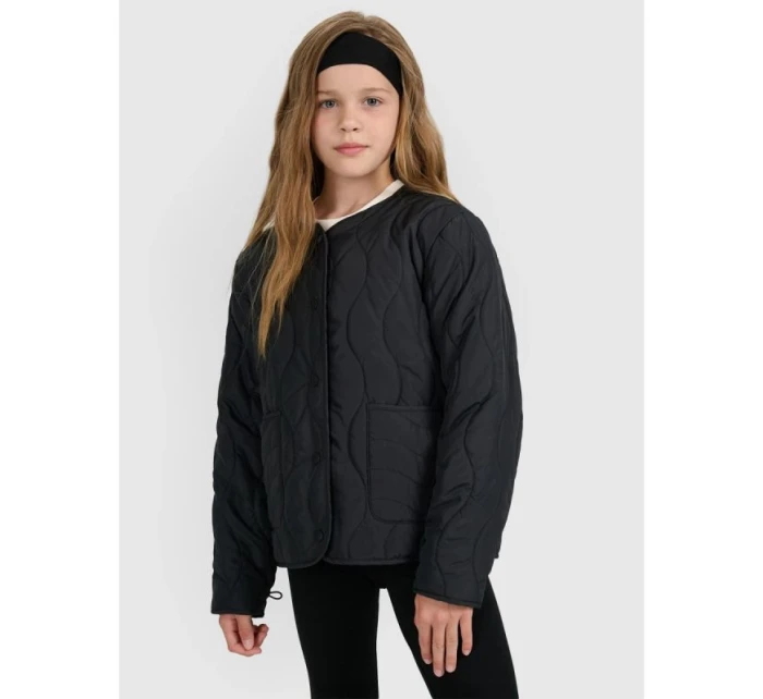 Dívčí péřová bunda se syntetickou výplní 4F 4FJRAW25TDJAF0767-20S Dívčí péřová bunda se syntetickou výplní 4F 4FJRAW25TDJAF0767-20S