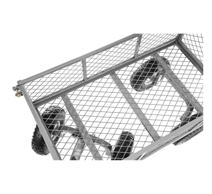 ZAHRADNÍ VOZÍK S PŘÍVĚSEM NA KOLEČKÁCH 270 KG