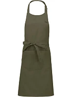 Kariban K 890 Zástěra s laclem "Sommelier" 20.K890 light khaki