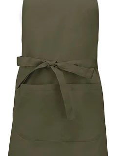 Kariban K 890 Zástěra s laclem "Sommelier" 20.K890 light khaki