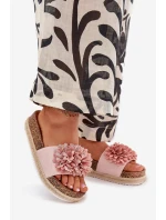 Dámské Sandály Na Platformě S Ozdobnými Růžové model 21704431 - Boto