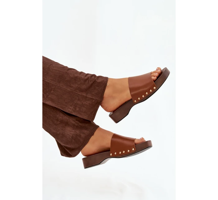 Dámské pantofle s přezkami Camel Terissa