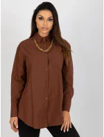 Košile ke KS 7183.81P hnědá Košile ke KS 7183.81P hnědá