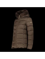 Dámská zimní bunda s kapucí sportovní zateplená hnědá model 21350748 - CMP