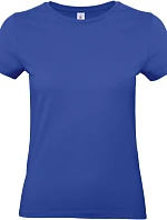 B&C #E190 /women Dámské tričko z těžké bavlny 01.004T cobalt blue