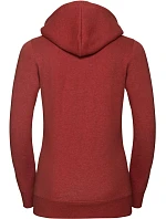 Russell Athletic 263F Dámská melírovaná mikina s kapucí "Authentic " 10.263F brick red melange Russell Athletic 263F Dámská melírovaná mikina s kapucí "Authentic " 10.263F brick red melange