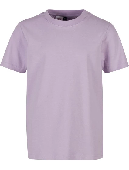 Build your Brand BY 116 Dětské tričko z těžké bavlny 56.0116 lilac