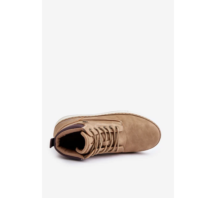 Šněrovací Pánské Boty Big Star OO174560 Hi-Poly System Hnědé