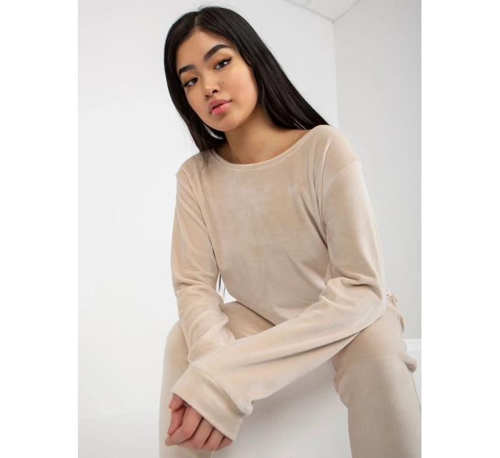 Dámská souprava RV KMPL model 17987389 světle béžová - FPrice Dámská souprava RV KMPL model 17987389 světle béžová - FPrice