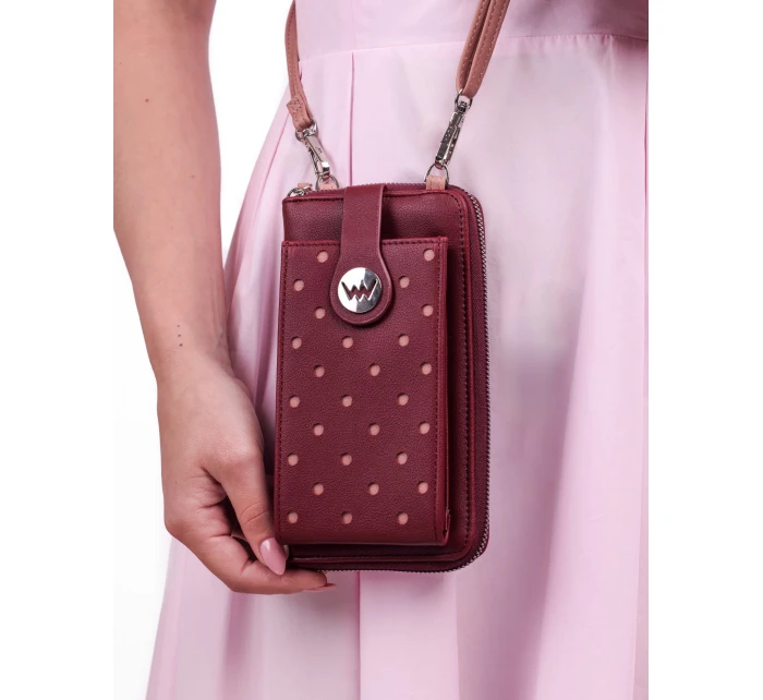 Dámská crossbody peněženka Vuch Philly Wine Dámská crossbody peněženka Vuch Philly Wine