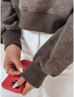 Dámská oversize mikina se srdcem DESSER graphite FashionStreet BY1464 Dámská oversize mikina se srdcem DESSER graphite FashionStreet BY1464