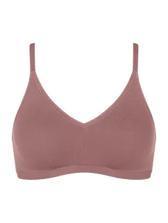 Dámská podprsenka GO Daily Cotton Soft bra - BROWN - hnědá 1141 - SLOGGI