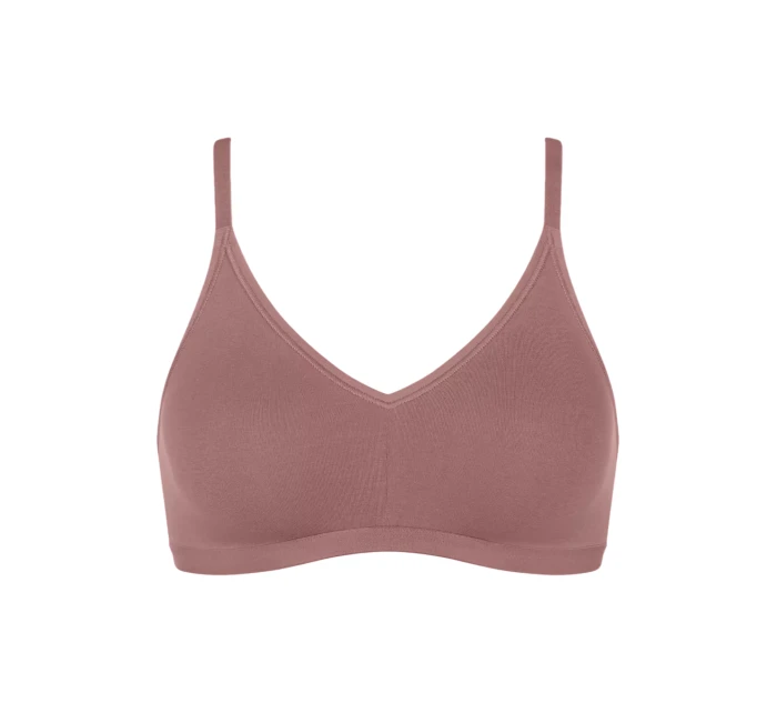 Dámská podprsenka GO Daily Cotton Soft bra - BROWN - hnědá 1141 - SLOGGI