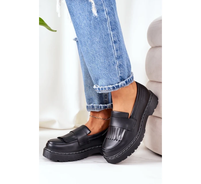 Kožené Polobotky Big Star Černé model 21560459 - Big Star Shoes