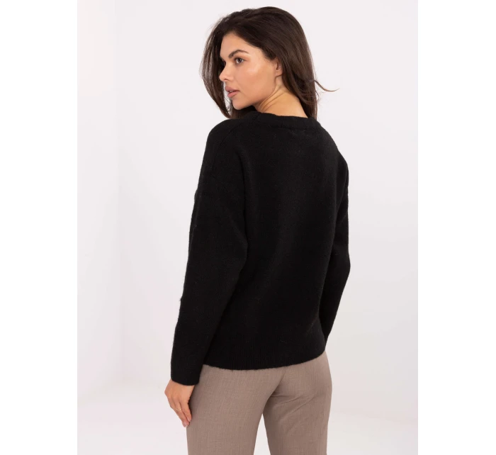 Sweter PM SW model 21300806 czarny - FPrice Sweter PM SW model 21300806 czarny - FPrice