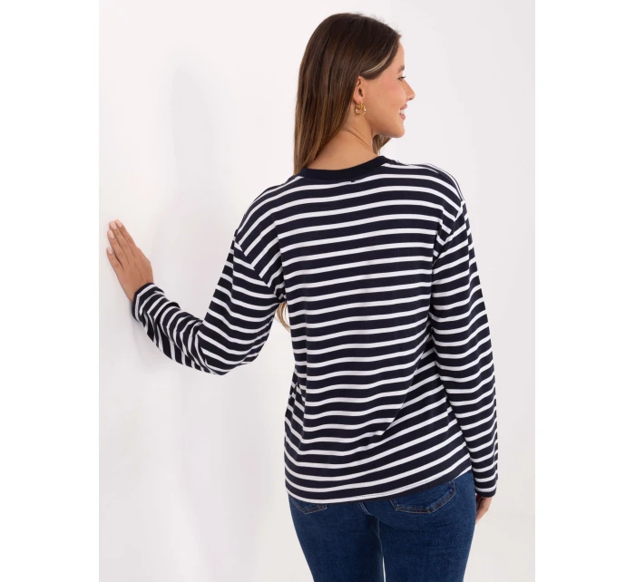 Bluzka RV BZ model 21717632 granatowy - FPrice Bluzka RV BZ model 21717632 granatowy - FPrice