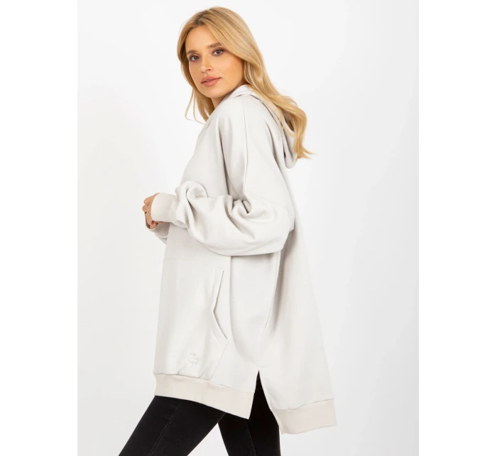 Dámská mikina TW BL model 18140319 světle šedá - FPrice Dámská mikina TW BL model 18140319 světle šedá - FPrice