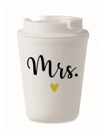 MRS. - bílý termohrnek 300 ml MRS. - bílý termohrnek 300 ml