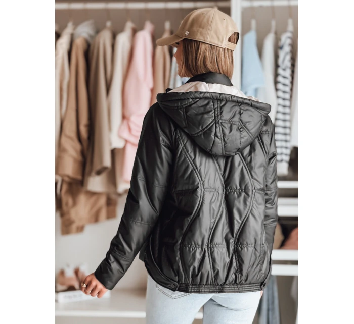 Dámská přechodná prošívaná bunda MARISSIA černá FashionStreet TY4853 Dámská přechodná prošívaná bunda MARISSIA černá FashionStreet TY4853