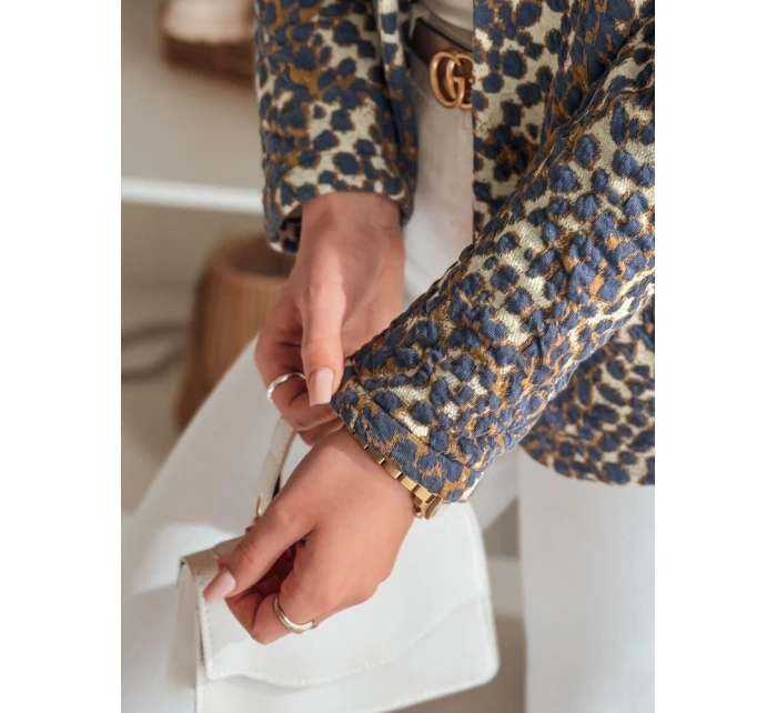 Dámská bunda do pasu MARABELL navy blue FashionStreet PY0126