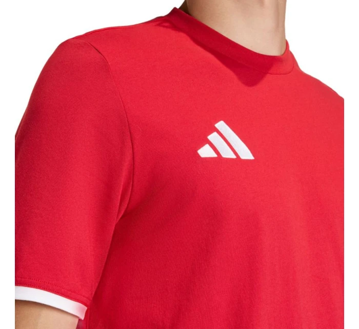 Pánské tričko adidas Entrada 26 Tee red JZ6676 pánské Pánské tričko adidas Entrada 26 Tee red JZ6676 pánské