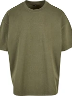 Build your Brand BY 163 Oversize tričko z tězké bavlny 56.0163 olive