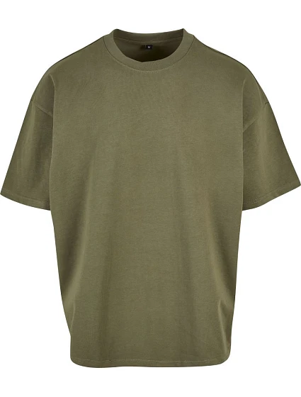 Build your Brand BY 163 Oversize tričko z tězké bavlny 56.0163 olive Build your Brand BY 163 Oversize tričko z tězké bavlny 56.0163 olive