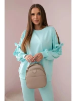 Sada mikiny s mašlí na rukávech a model 19747416 mincovna - K-Fashion