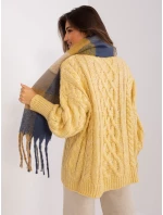 Szalik AT SZ model 21256578 ciemny żółty - FPrice