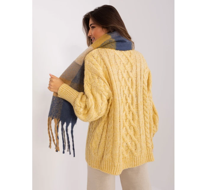 Szalik AT SZ model 21256578 ciemny żółty - FPrice