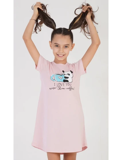 Dětská noční košile s krátkým rukávem Panda