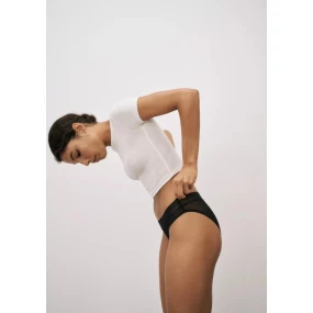 Tempting Sheer Highleg Tai - BLACK - TRIUMPH BLACK - TRIUMPH