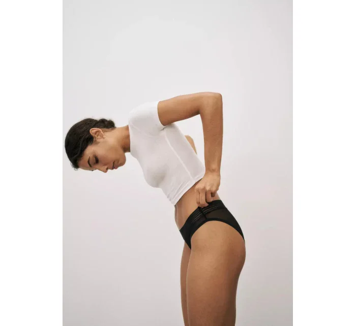 Tempting Sheer Highleg Tai - BLACK - TRIUMPH BLACK - TRIUMPH