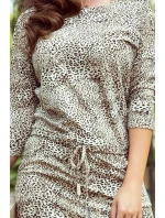 Dámské sportovní šaty s panteřím vzorem model 22019061 - numoco