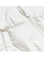 KRÓTKA KURTKA DAMSKA  ECRU model 21242559 - Ann Gissy