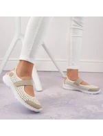 Pohodlná polobotka W béžová model 22033608 - Rieker