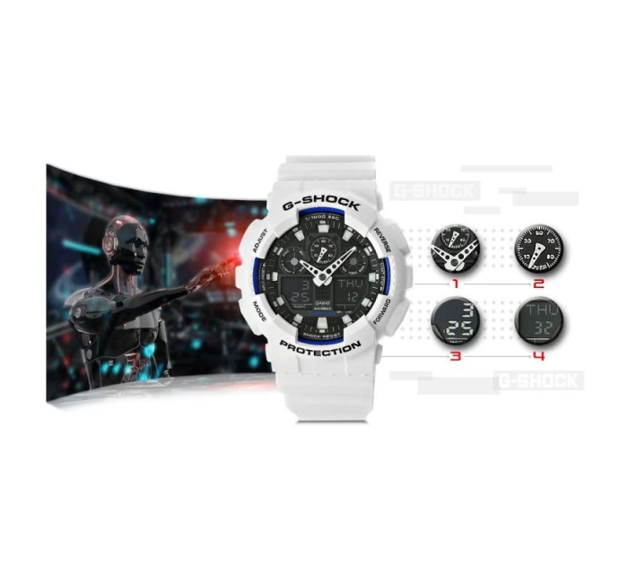 Pánské hodinky CASIO G-SHOCK GA-100B-7AER + krabice