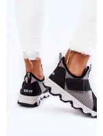 Dámské tenisky Big Star KK274546 Šedo-Černé Dámské tenisky Big Star KK274546 Šedo-Černé