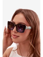 Dámské sluneční brýle Kočičí oko Černé-růžové