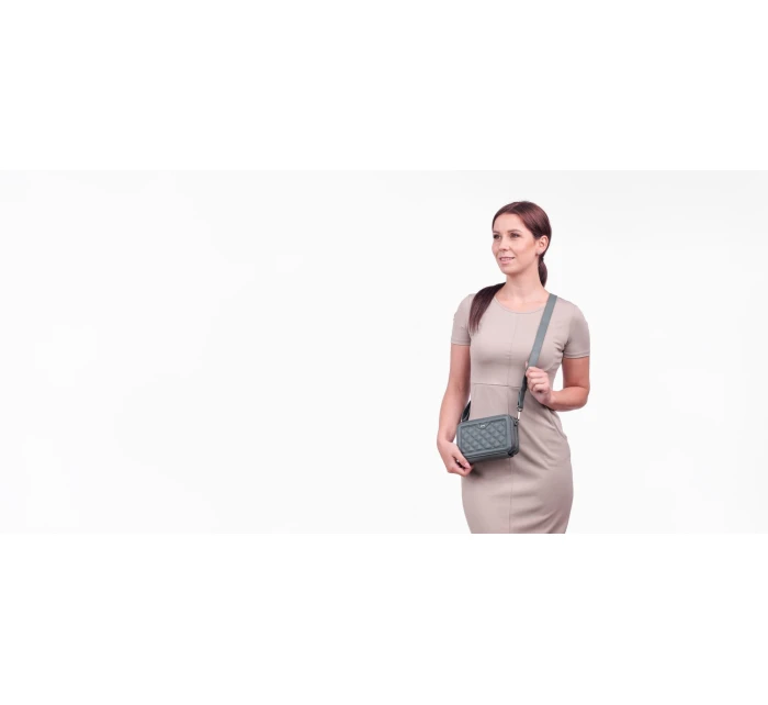 Dámská crossbody peněženka Vuch Akyra Dusty Green Dámská crossbody peněženka Vuch Akyra Dusty Green