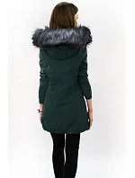 Dámská nepromokavá parka zeleno-šedá (m-923) Dámská nepromokavá parka zeleno-šedá (m-923)
