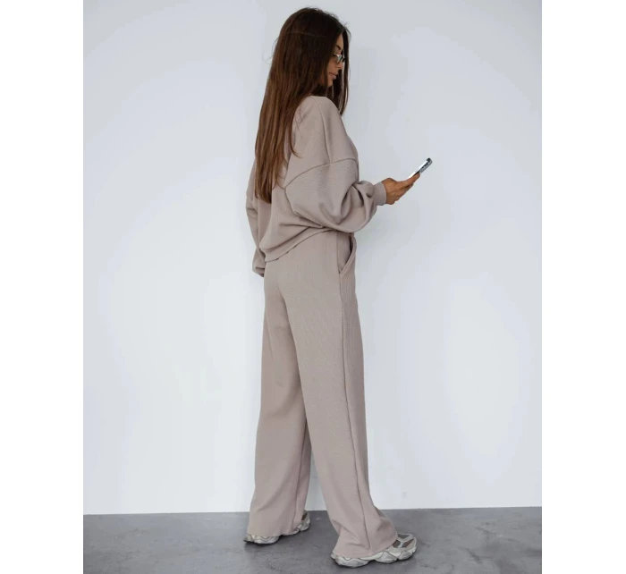 Béžový dámský komplet s  mikina a kalhoty model 21470475 - Moon