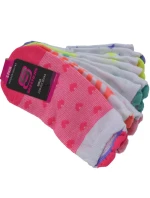 Skechers Girls 6pk3D Heart Low Cut S116502-MULT Multicolour 31-34 Skechers Girls 6pk3D Heart Low Cut S116502-MULT Multicolour 31-34