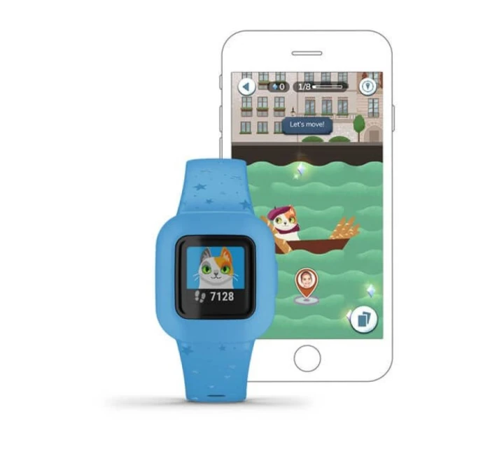 Dětský sportovní náramek Garmin Vivofit Jr.3 Blue Stars