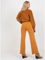 Kalhoty VI SP 20284.08P tmavě žlutá