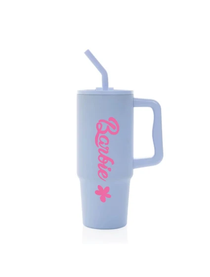 BARBIE - světle modrý cestovní termohrnek 900 ml  