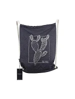 Plátěný vak/batoh 72019A tm.šedý-potisk - Sublevel